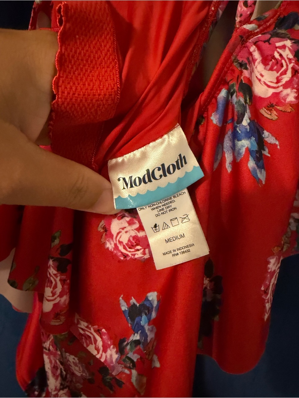 ModCloth Floral Swimsuit - Picture 2 of 3